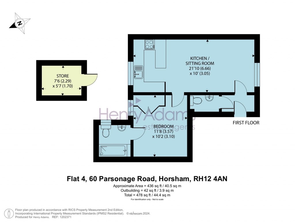 Floorplans For Parsonage Road, Horsham, RH12