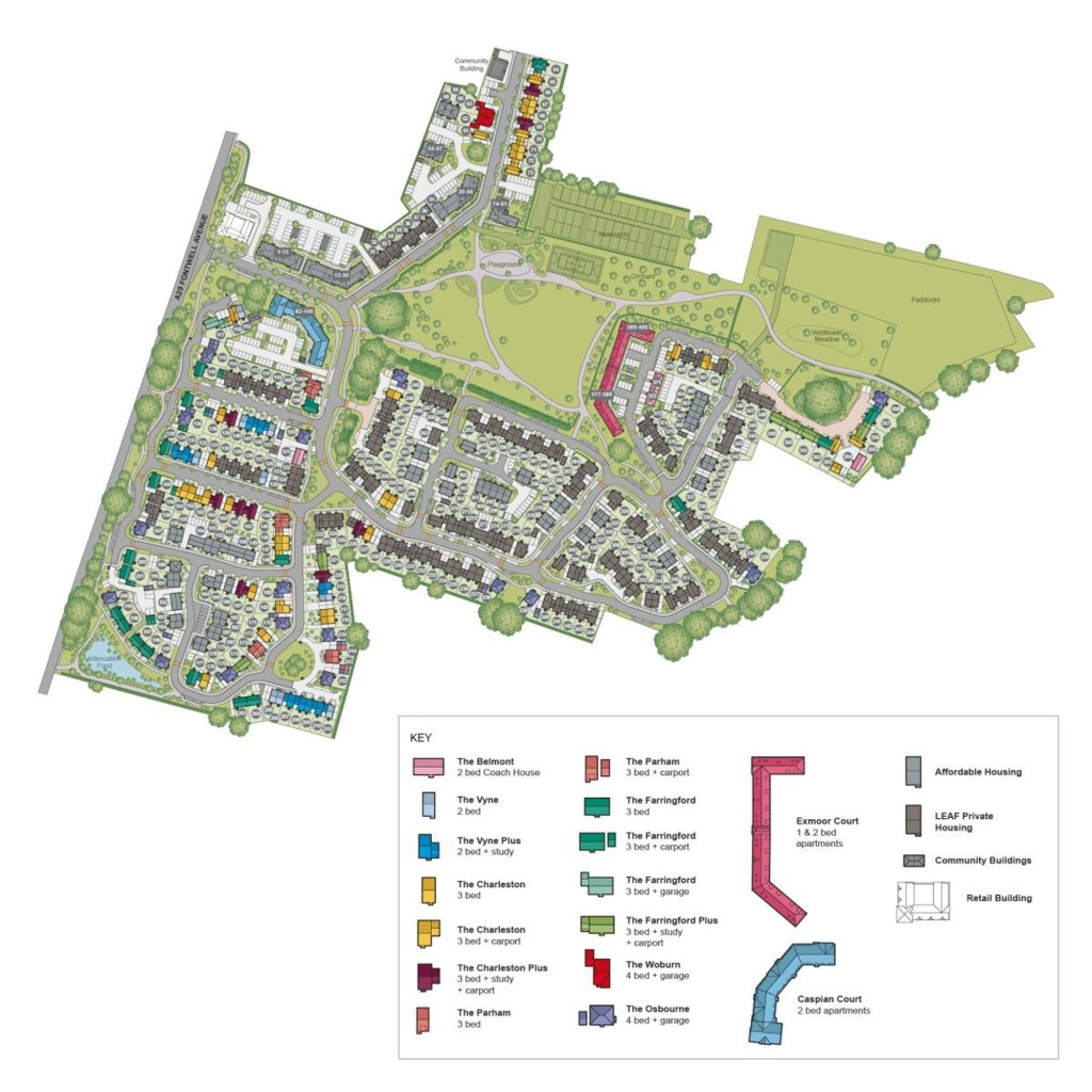 Floorplans For Fontwell Meadows, Fontwell, BN18