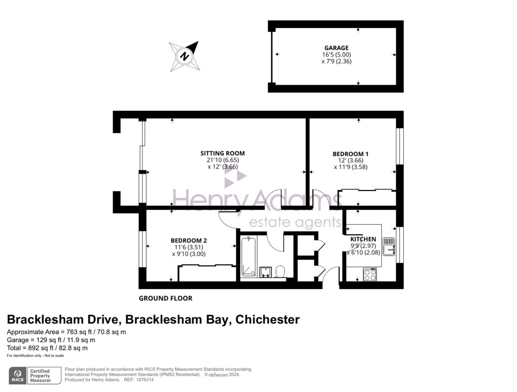 Floorplans For East Bracklesham Drive, Bracklesham Bay, PO20
