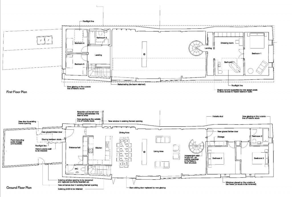 Floorplans For Between Nettlestead & Somersham, Nr Ipswich, Suffolk