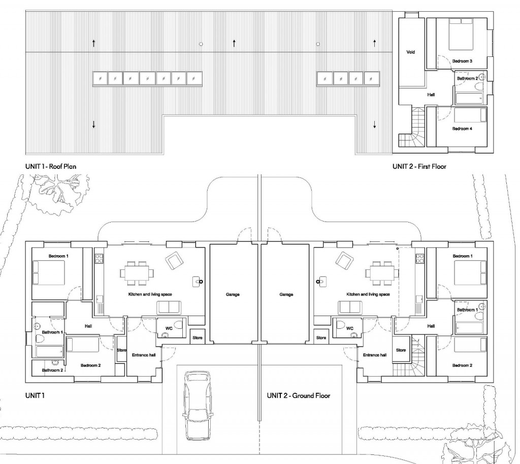 Floorplans For Between Nettlestead & Somersham, Nr Ipswich, Suffolk