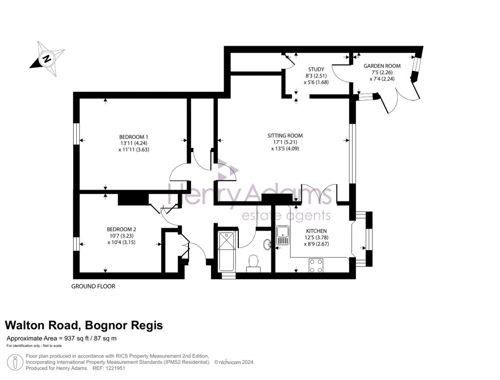 Floorplans For Walton Road, Bognor Regis, PO21