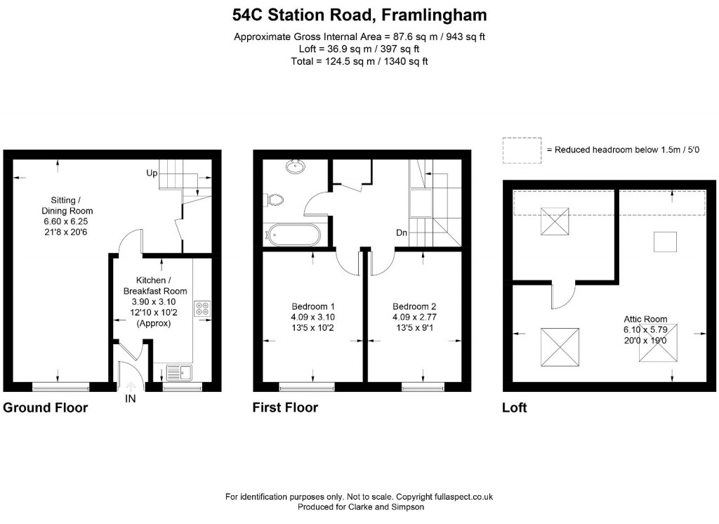 Floorplans For Station Road, Framlingham, Suffolk 