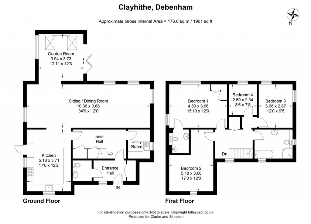 Floorplans For Debenham, Suffolk