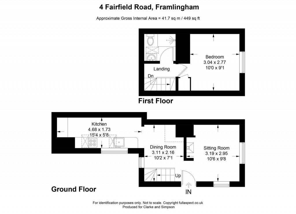 Floorplans For Fairfield Road, Framlingham, Suffolk