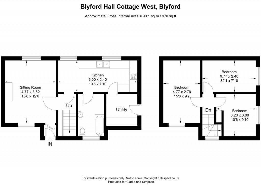 Floorplans For The Blyford Estate, Nr Southwold