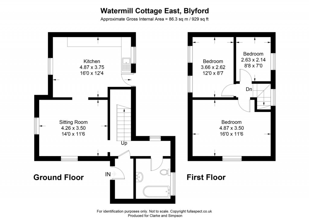 Floorplans For The Blyford Estate, Nr Southwold