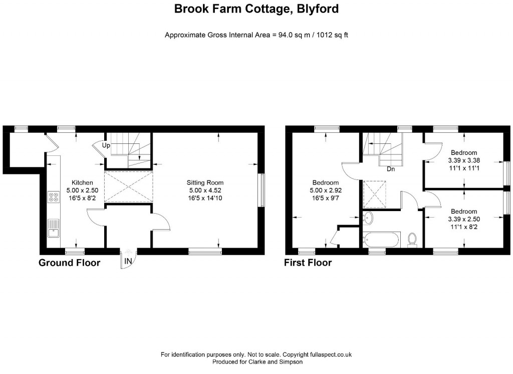 Floorplans For The Blyford Estate, Nr Southwold