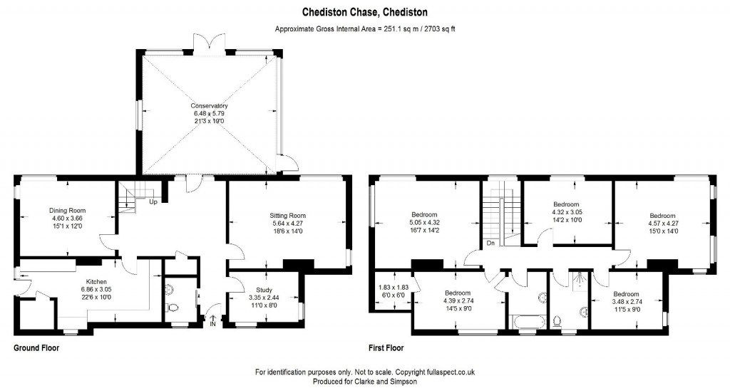 Floorplans For The Chediston Estate, Nr Halesworth, Suffolk