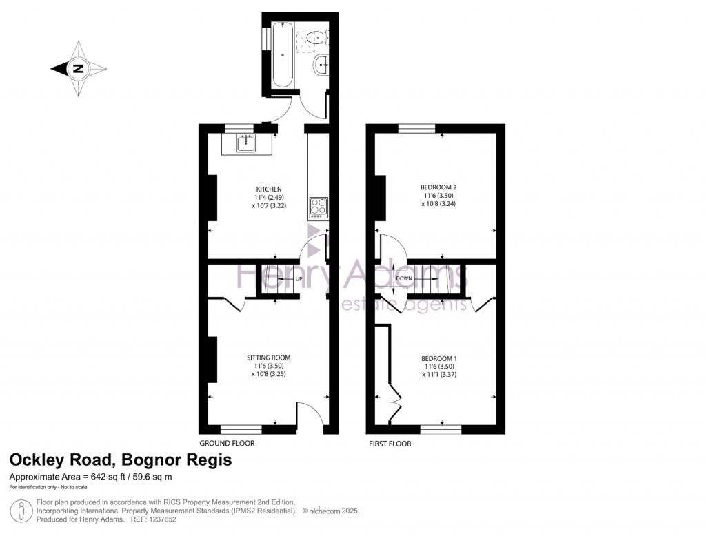 Floorplans For Ockley Road, Bognor Regis, PO21