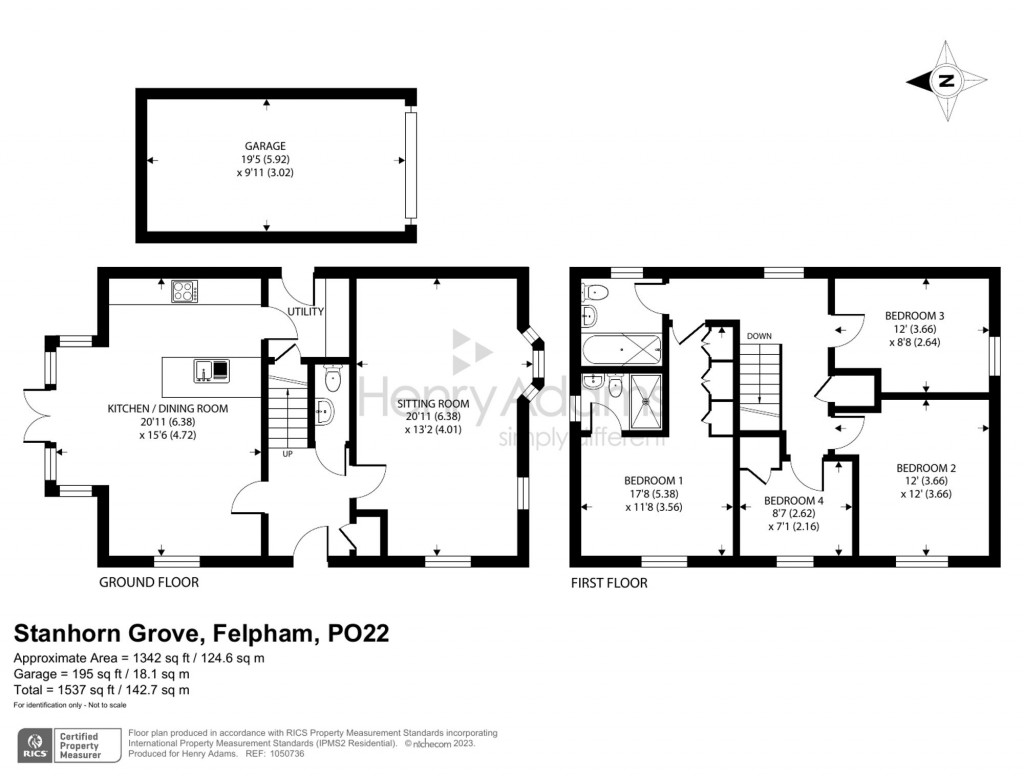 Floorplans For Stanhorn Grove, Felpham, PO22