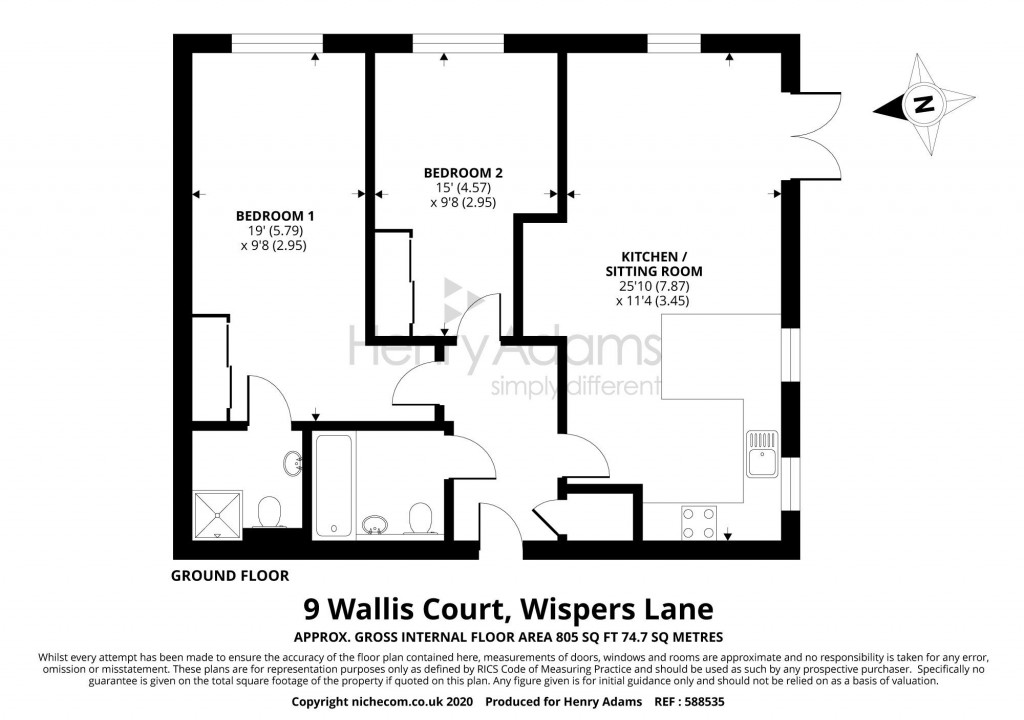 Floorplans For Wispers Lane, Haslemere, GU27