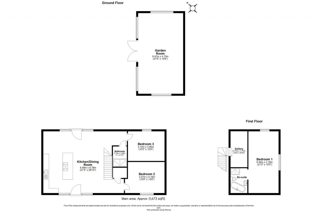 Floorplans For Kite Barns, Guildford Road, RH12