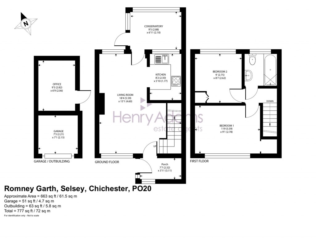 Floorplans For Romney Garth, Selsey, PO20