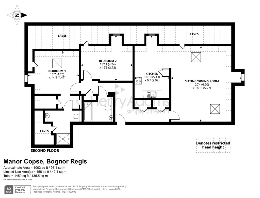 Floorplans For Manor Copse, Felpham, PO22