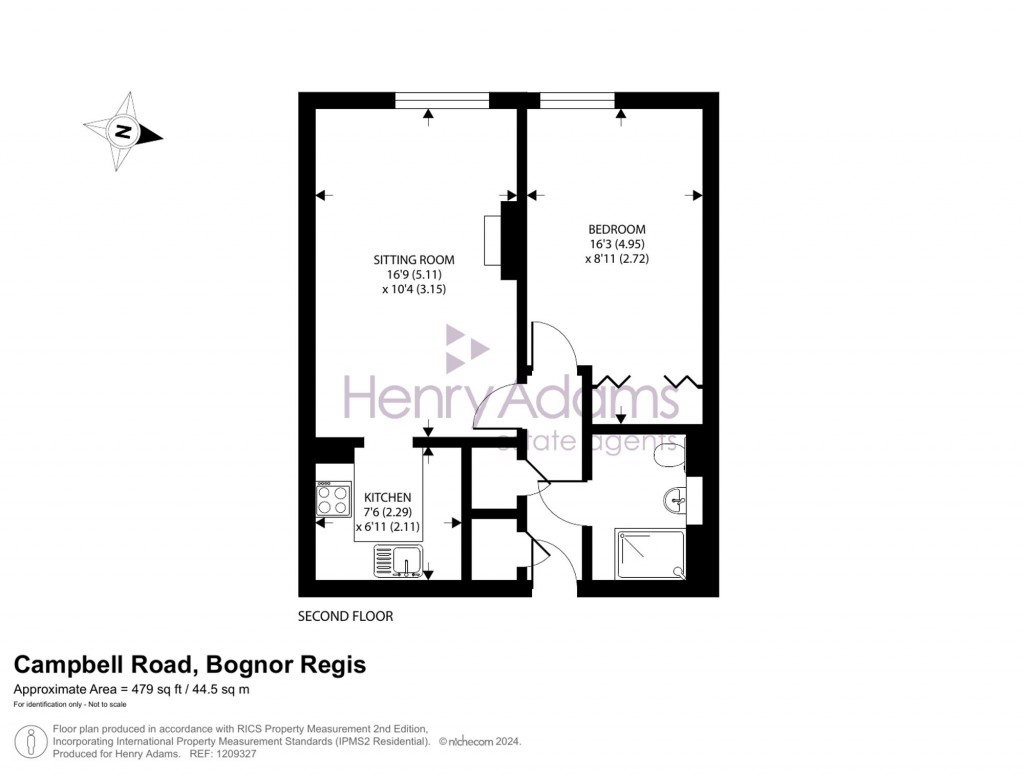 Floorplans For Campbell Road, Sovereign Court Campbell Road, PO21