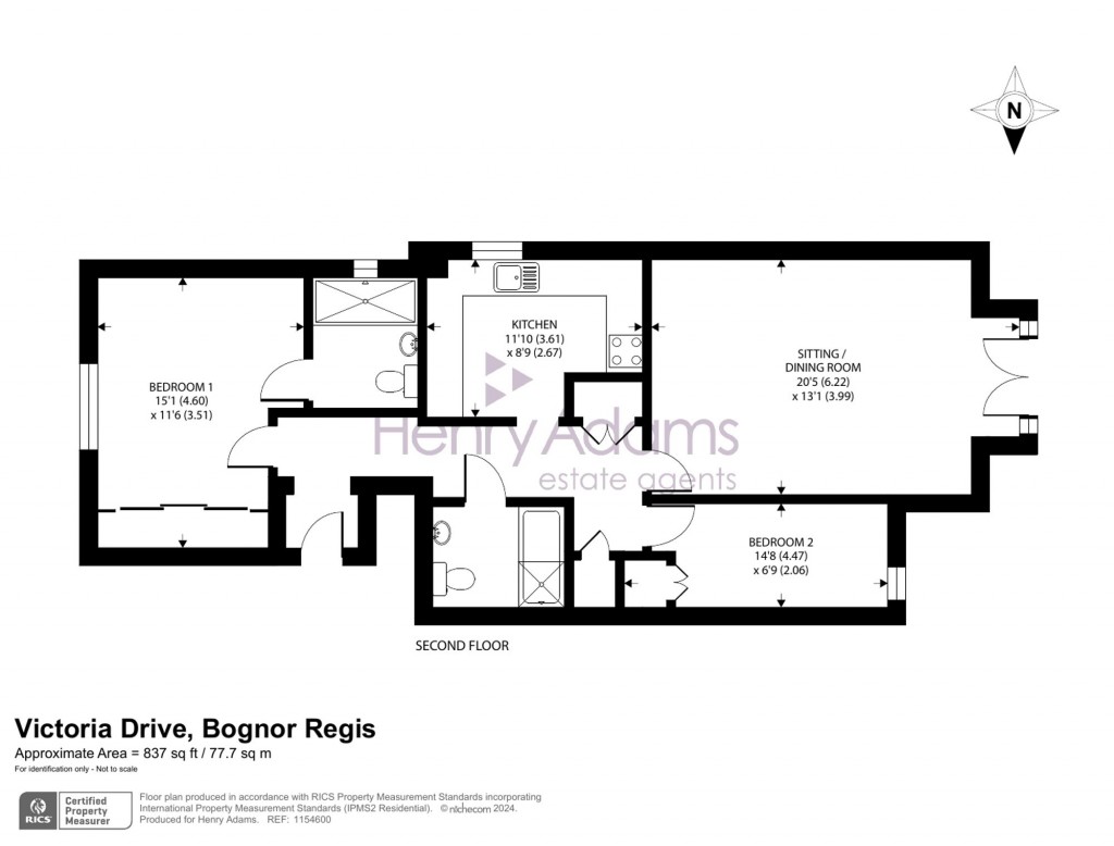 Floorplans For Victoria Drive, Victoria Place Victoria Drive, PO21