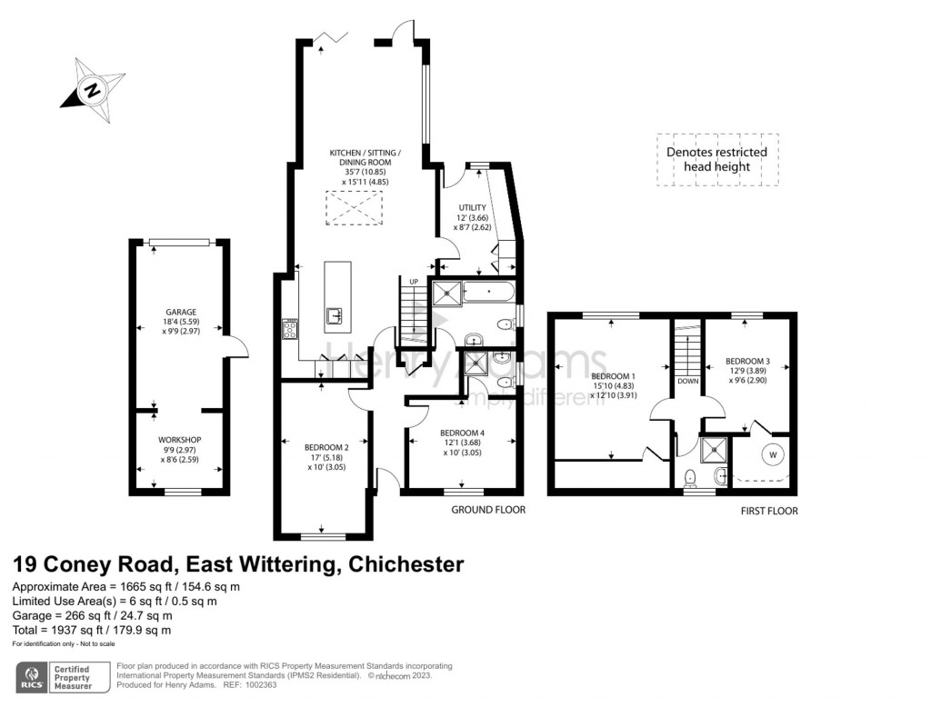Floorplans For Coney Road, East Wittering, PO20
