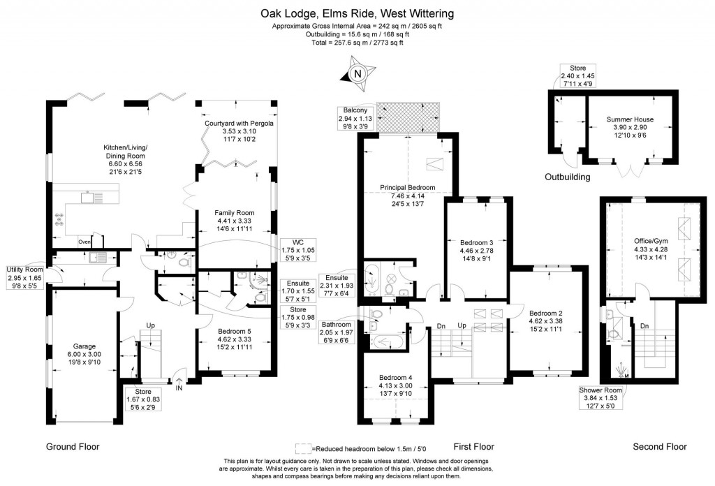 Floorplans For Elms Ride, West Wittering, PO20