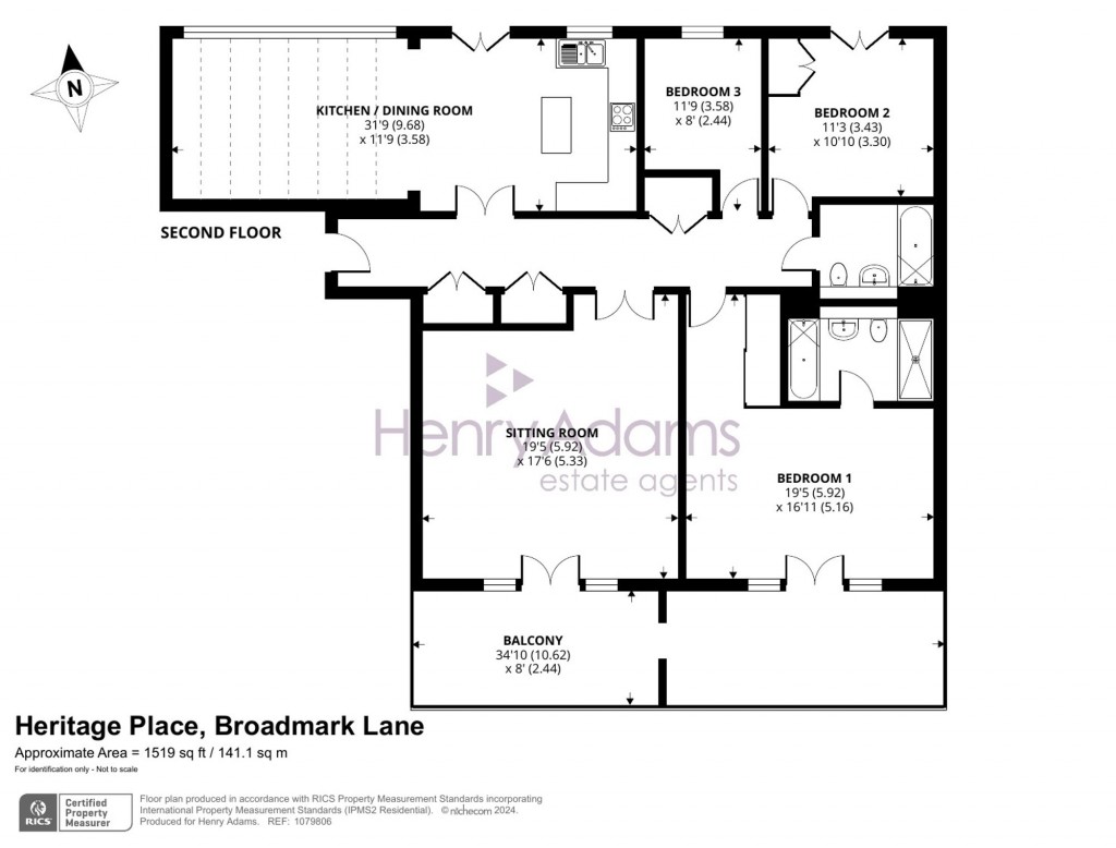 Floorplans For Broadmark Lane, Rustington, BN16
