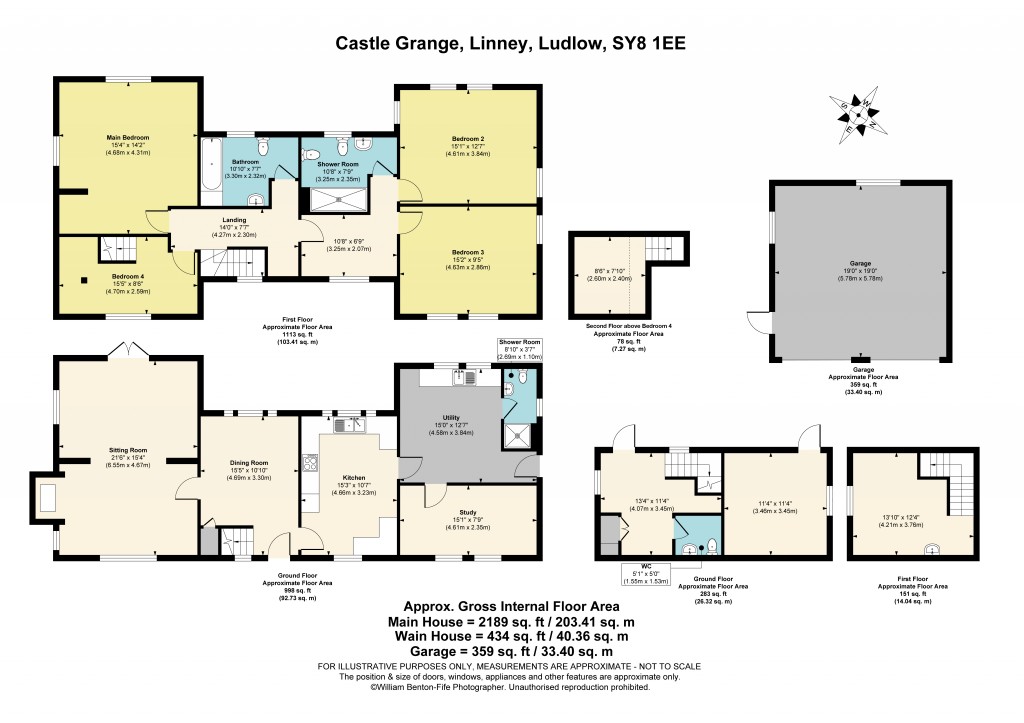 Floorplans For Linney, Ludlow, Shropshire