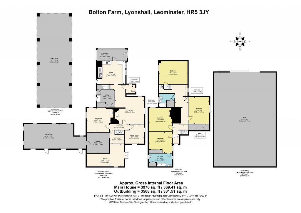 Floorplans For Lyonshall, Kington, Herefordshire