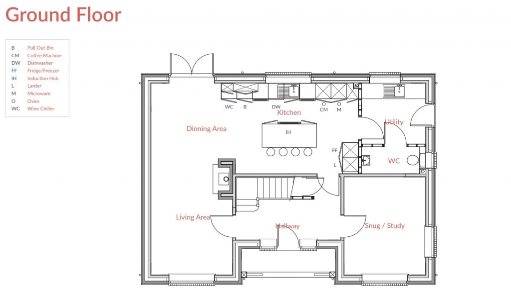 Floorplans For Grafton, Montford Bridge, Shrewsbury