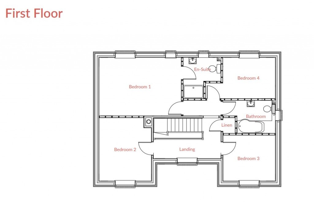 Floorplans For Grafton, Montford Bridge, Shrewsbury