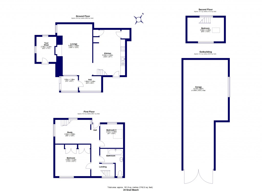 Floorplans For Snailbeach, Shrewsbury, Shropshire