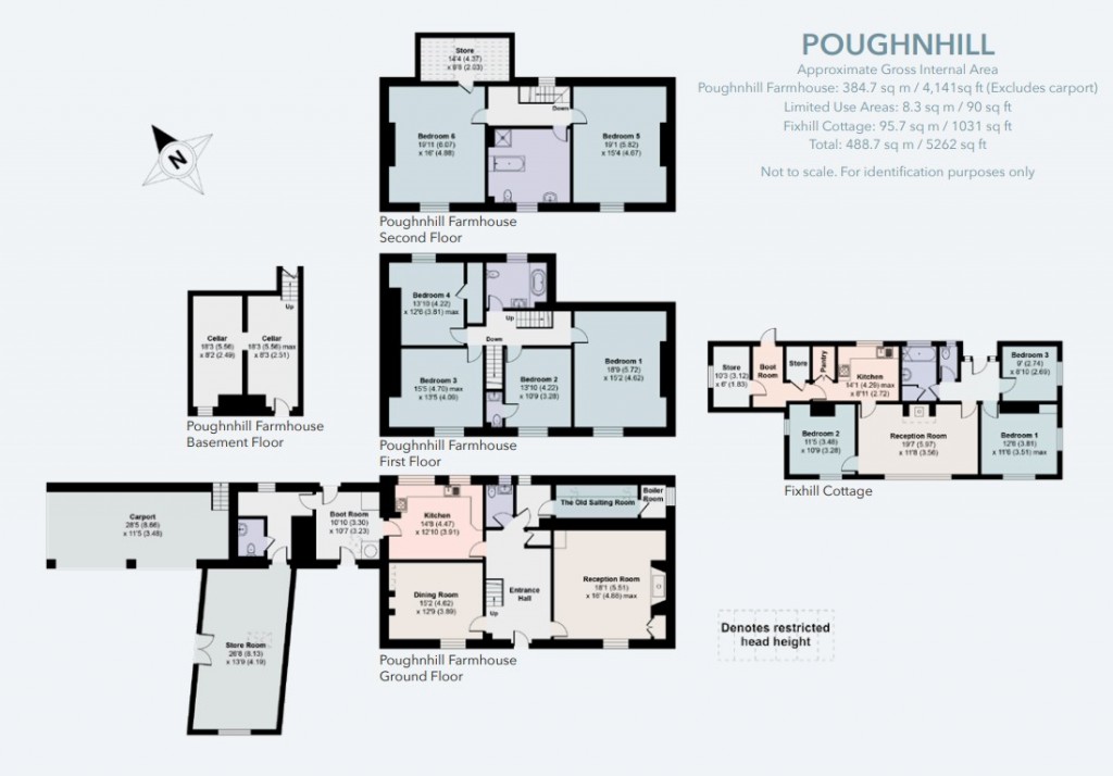 Floorplans For Caynham, Ludlow, Shropshire