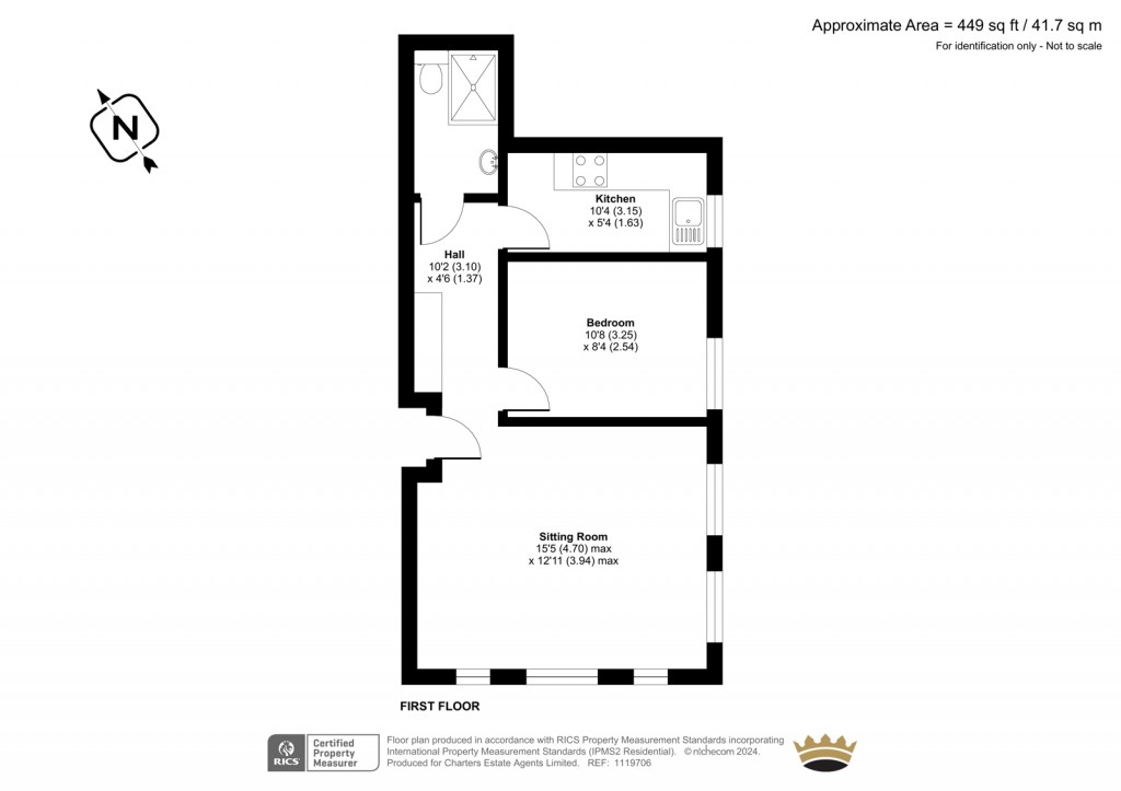 Floorplans For Upper Basingwell Street, Bishops Waltham, Southampton, Hampshire, SO32