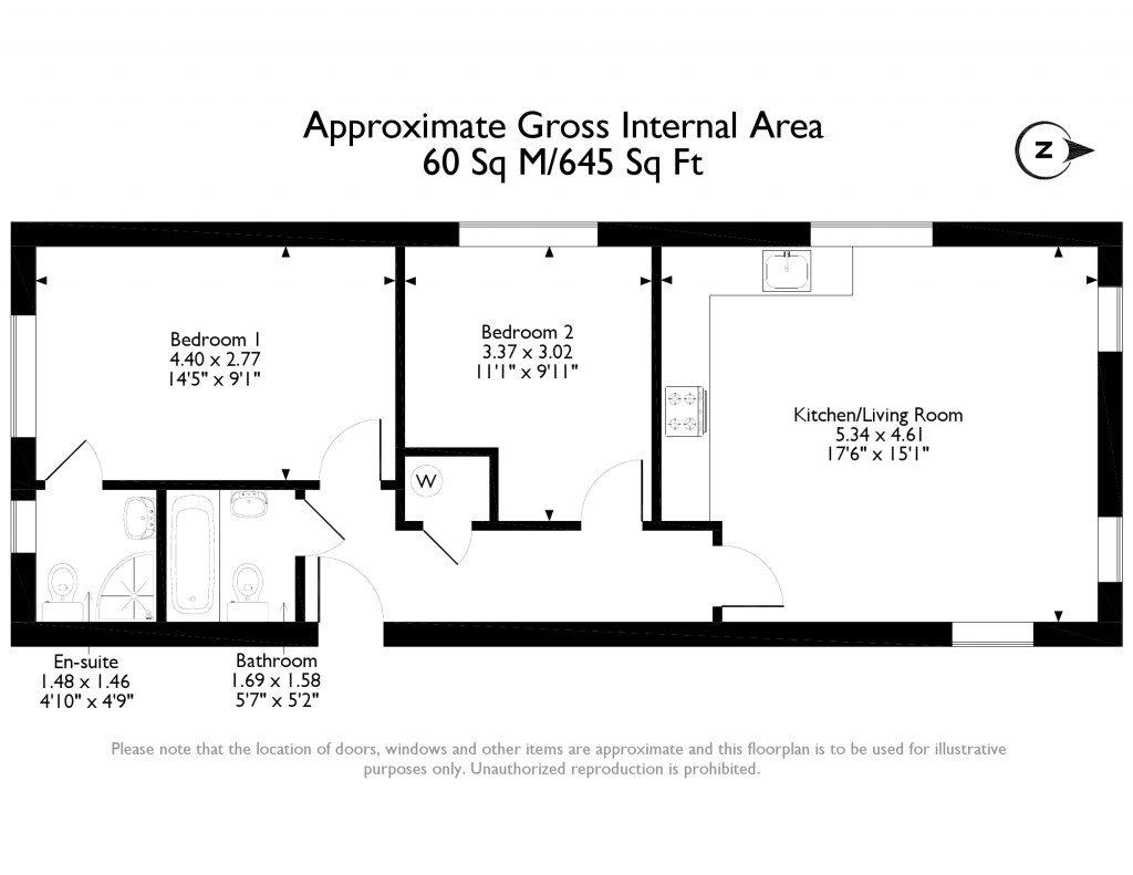 Floorplans For Trinity Mews, Onslow Road, Guildford, GU1