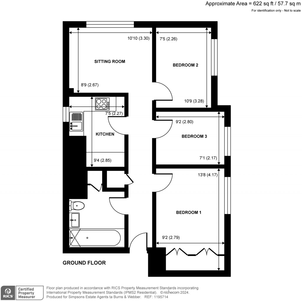 Floorplans For Harvey Road, Guildford, Surrey, GU1