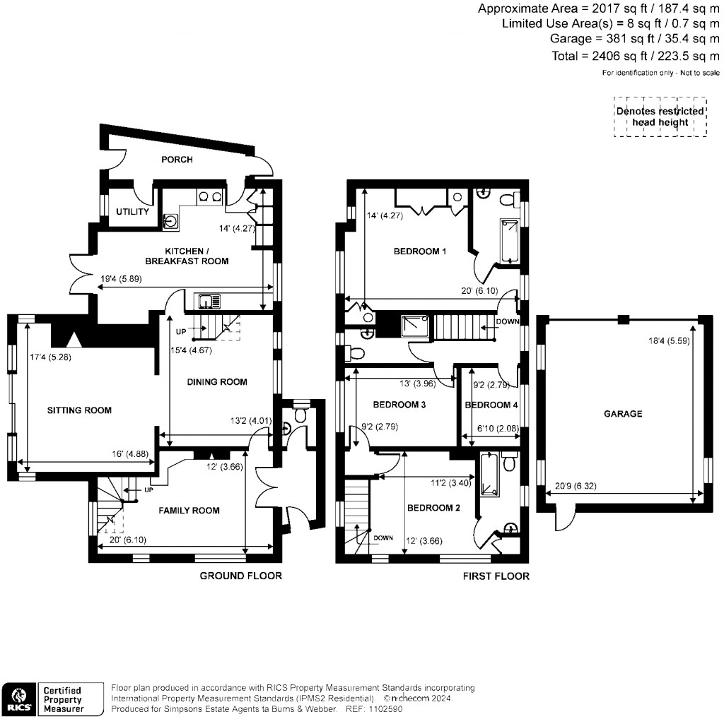 Floorplans For Stovolds Hill, Cranleigh, GU6