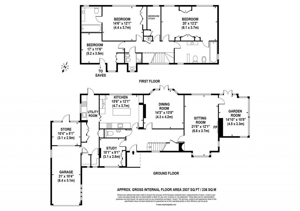 Floorplans For Clare Hill, Esher, KT10