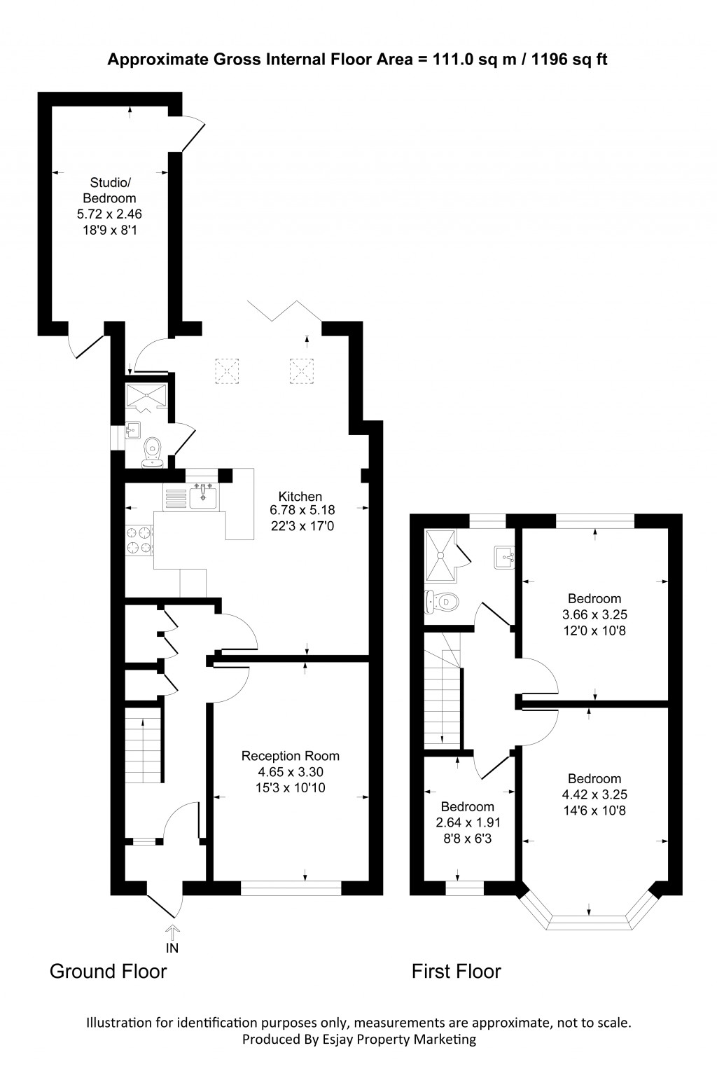 Floorplans For Franks Avenue, New Malden, KT3