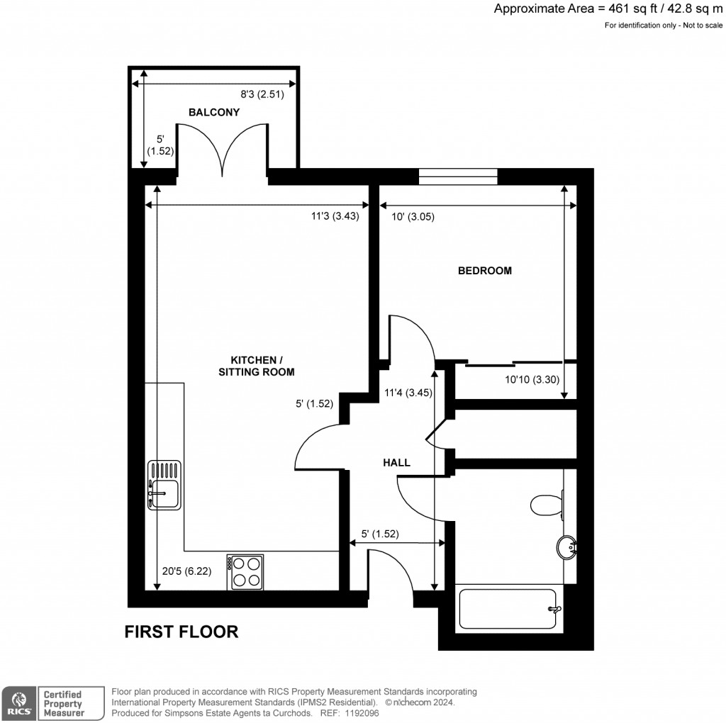 Floorplans For Needham Court, Blagrove Road, Teddington, TW11