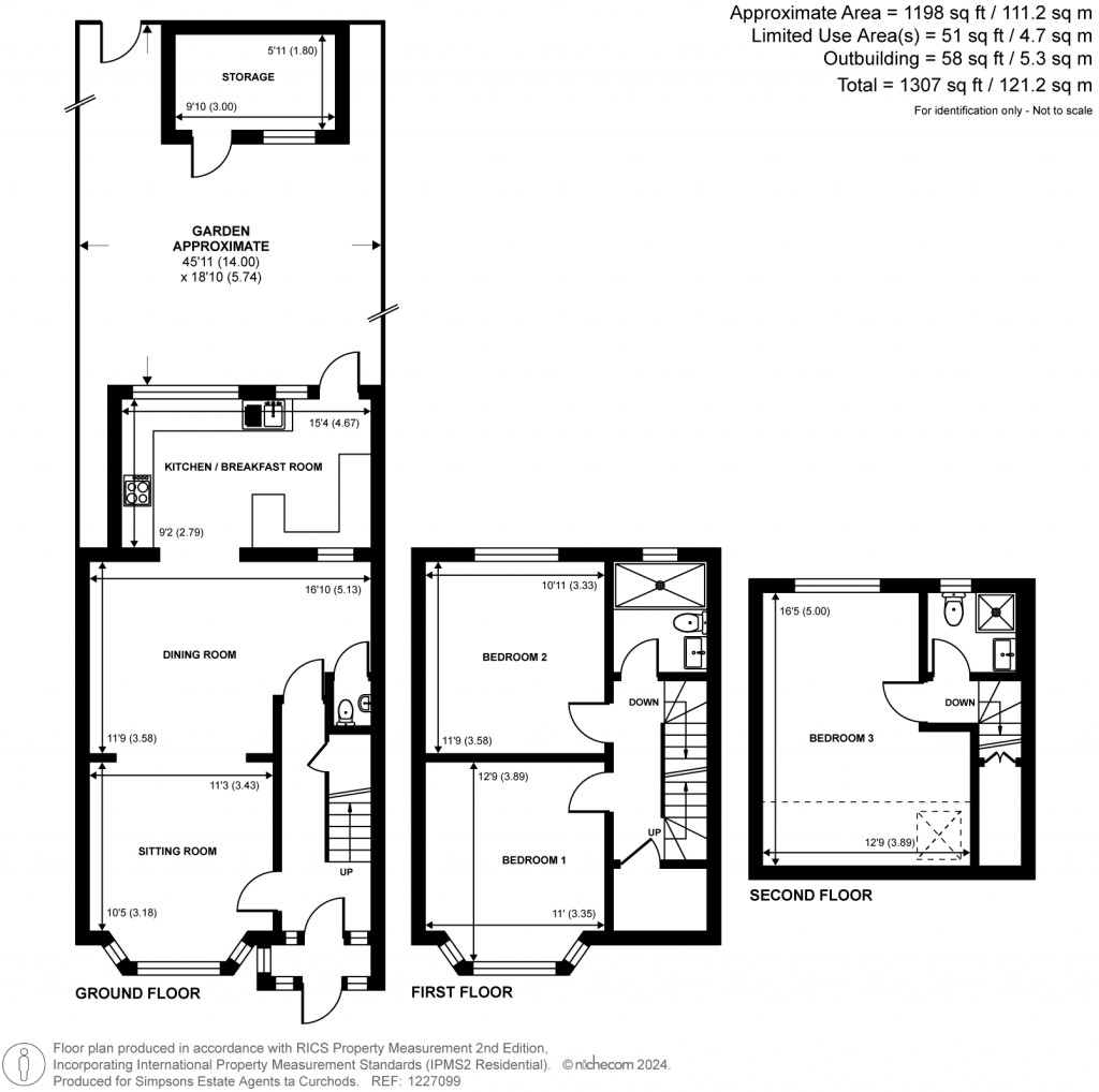 Floorplans For Byron Avenue, New Malden, KT3