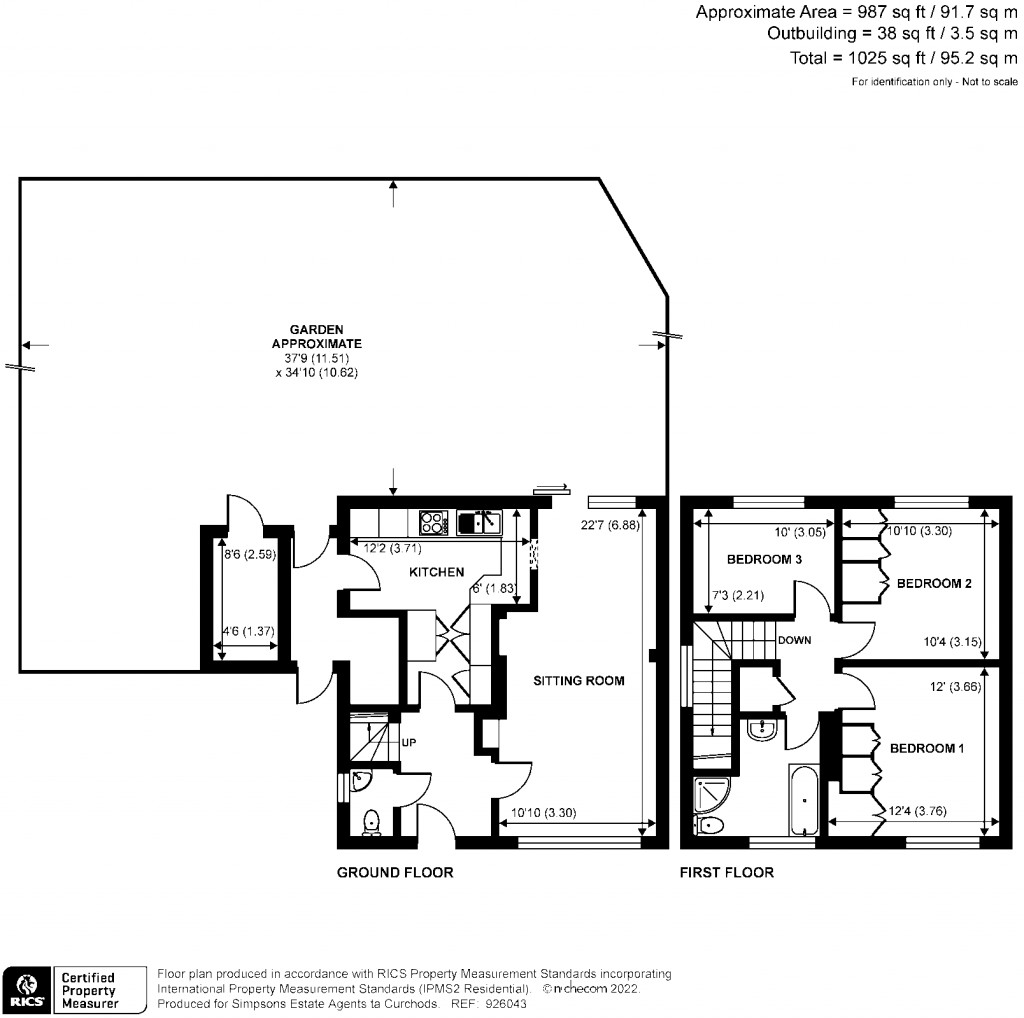 Floorplans For Fairmead Close, New Malden, KT3