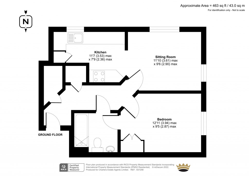 Floorplans For Clarkes Court, Quay Street, Fareham, Hampshire, PO16