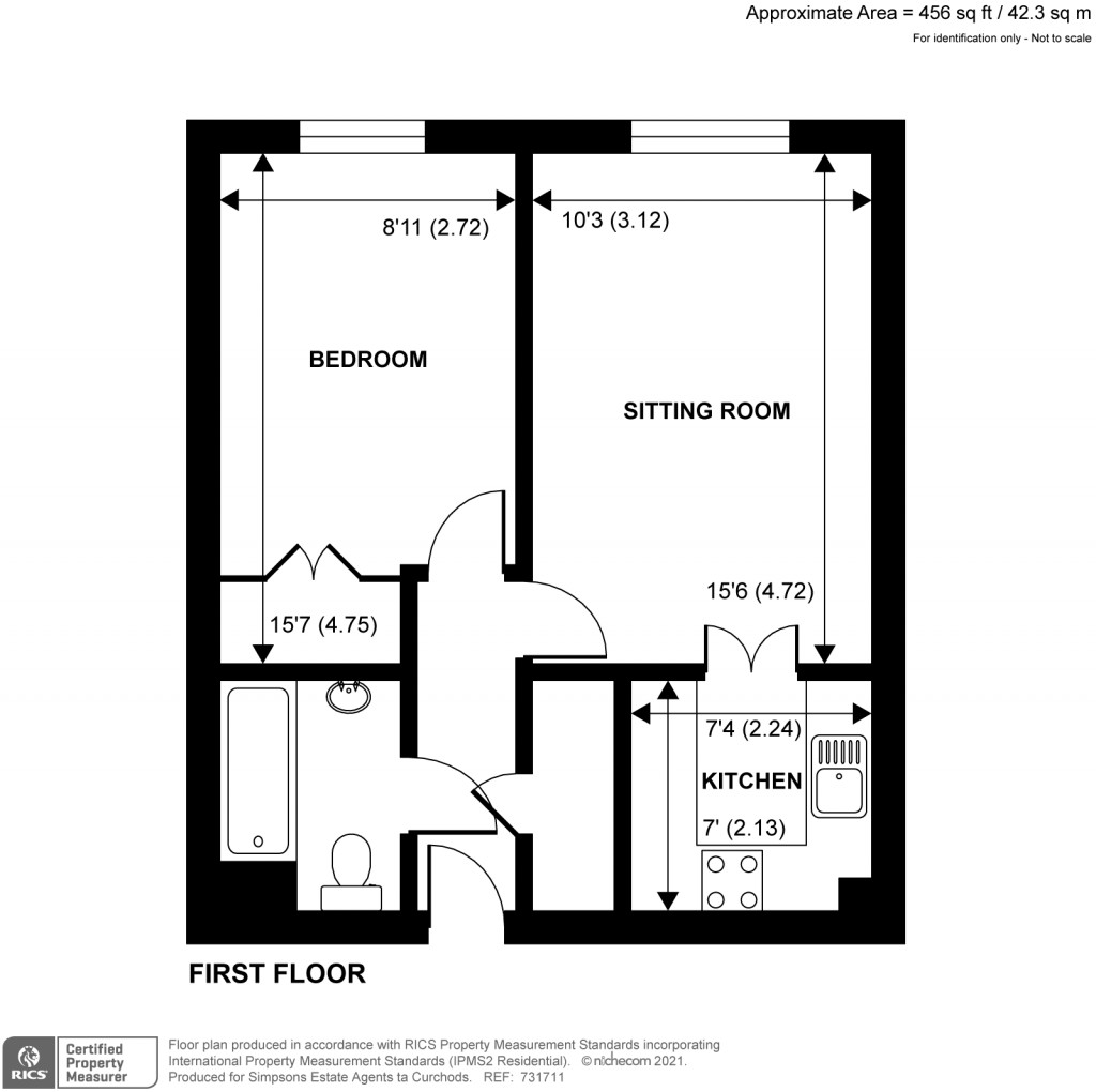 Floorplans For Lords Bridge Court, Mervyn Road, Shepperton, TW17