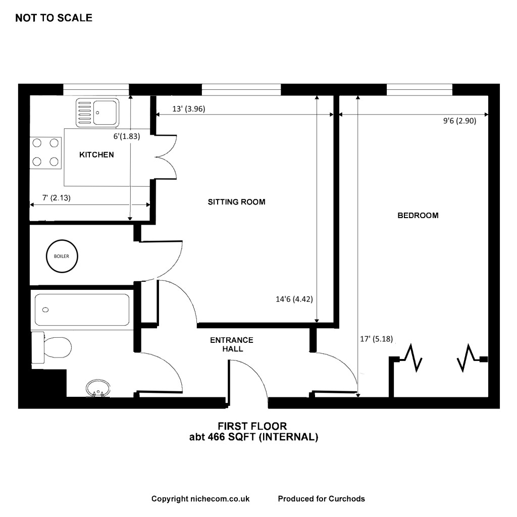 Floorplans For Lords Bridge Court, Mervyn Road, Shepperton, TW17