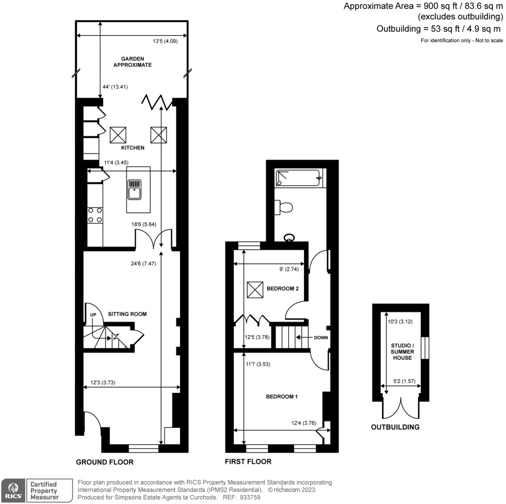 Floorplans For Railway Road, Teddington, TW11