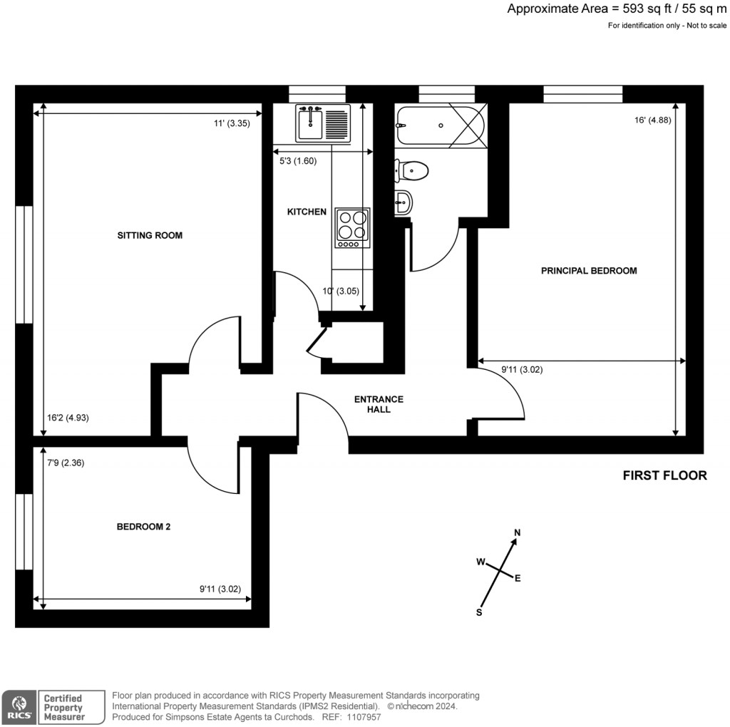 Floorplans For Highfield Road, West Byfleet, KT14