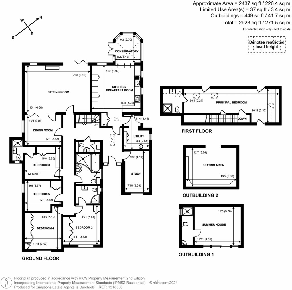 Floorplans For Dartnell Avenue, West Byfleet, KT14