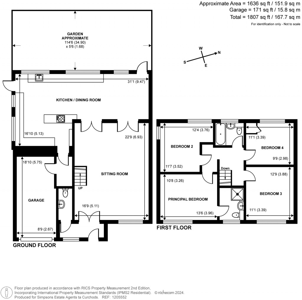 Floorplans For Fullerton Way, Byfleet, KT14