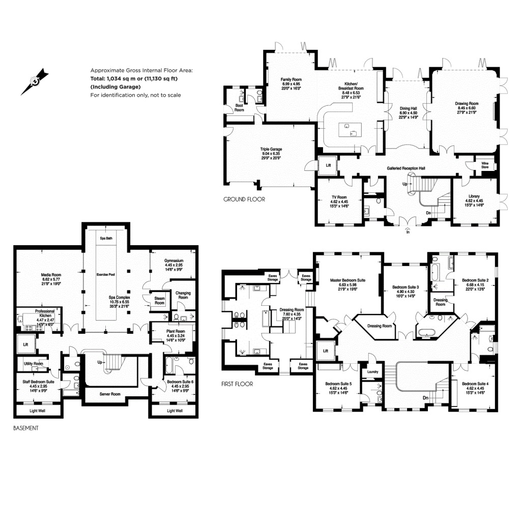 Floorplans For Camp End Road, Weybridge, Surrey, KT13