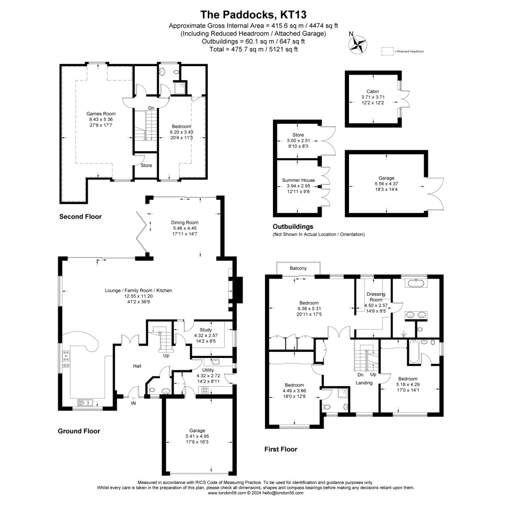 Floorplans For The Paddocks, Weybridge, KT13