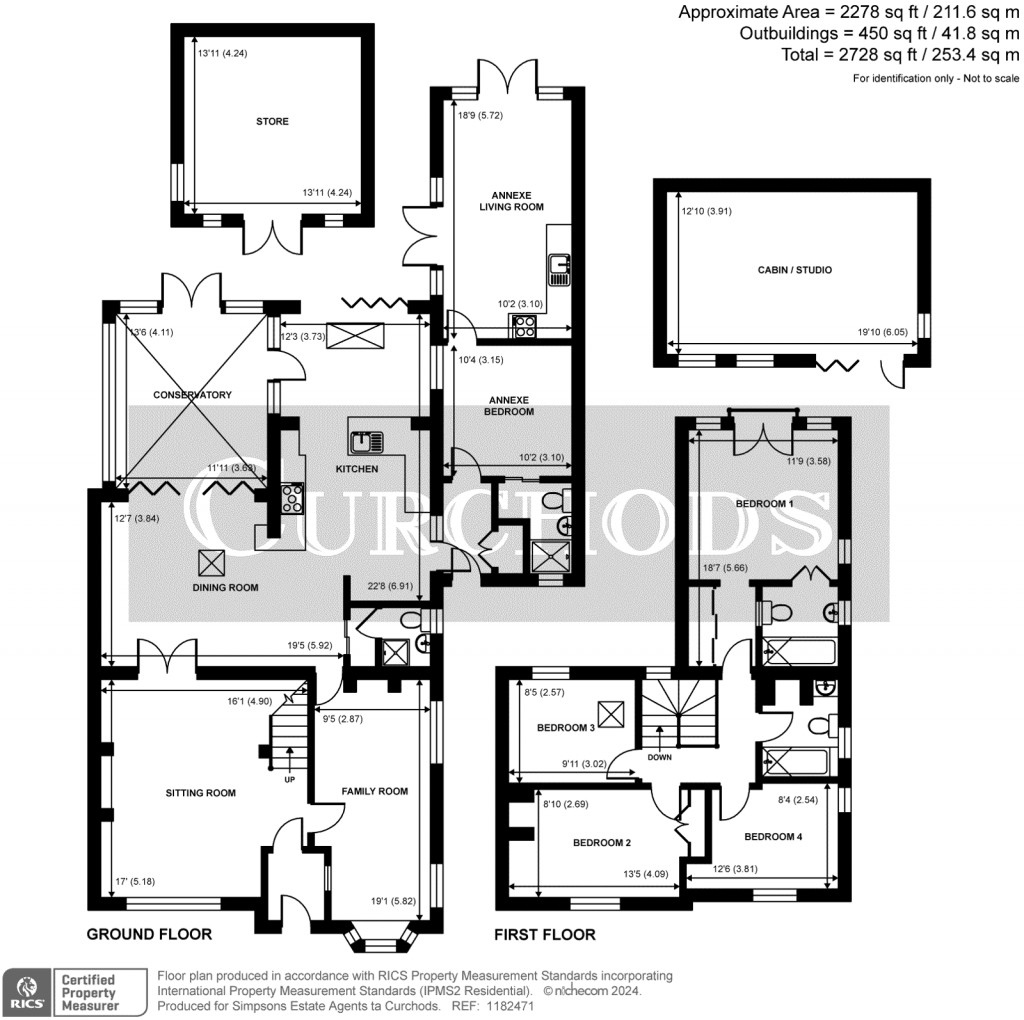 Floorplans For Smarts Heath Road, Mayford, GU22