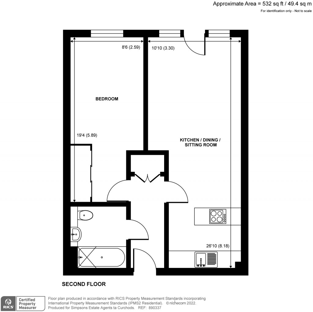 Floorplans For Church Street East, Woking, Surrey, GU21